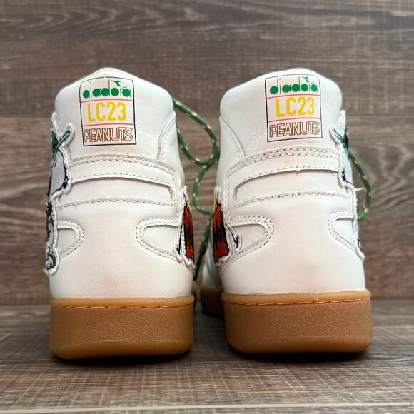 Diadora LC23 Peanuts Hi Top Sneakers – Size 9 - Picture 6 of 16